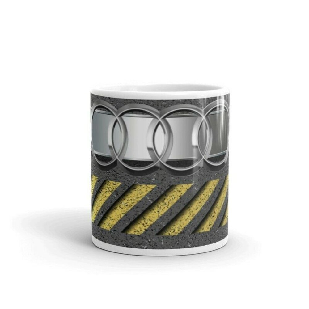 Audi s line rs sport car logo gift 11oz mug